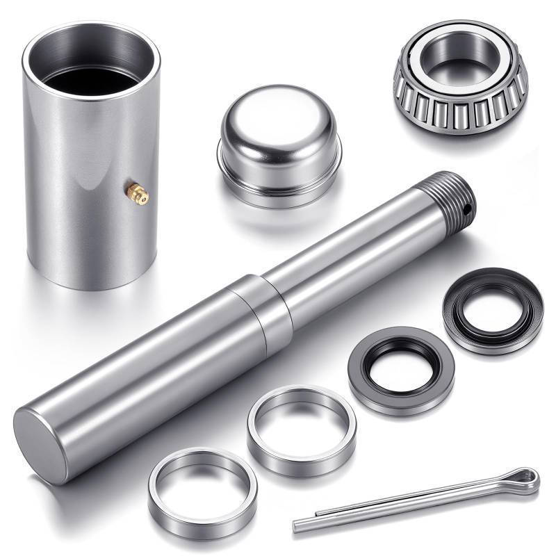lot 38998 image: 1 Set Metal Tire Carrier Hinge Kit Include the Necessary Slewing Bearing, Tire Bearing Hub and Seal, and Brake Cover for Installation - Retail $34