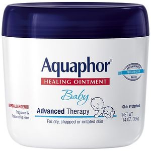 lot 47257 image: Aquaphor Baby Healing Ointment Advanced Therapy Skin Protectant  Dry Skin and Diaper Rash Ointment  14 oz Jar - Retail $20