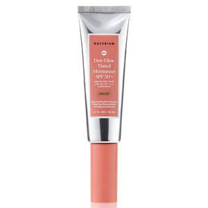 lot 59324 image: Naturium Dew-Glow Tinted Moisturizer SPF 50 Medium, Daily Moisturizing Sunscreen & Face Primer with Tint, Skin Protector with Dewy Finish, 1.7 oz - Retail $23