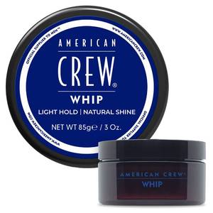 lot 59350 image: American Crew Mens Whip Styling Cream, Light Hold & Natural Shine, 3 oz - Retail $23