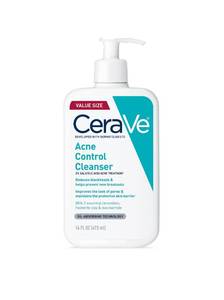 lot 59373 image: CeraVe Acne Control Cleanser, Face Wash with 2% Salicylic Acid, 16 oz - Retail $17