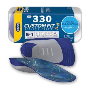 lot 59376 image: Dr. Scholls Insoles for Women & Men, 34 Length Arch Support Inserts CF330 - Retail $45