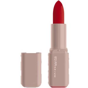 lot 59386 image: MAYBELLINE Serum Lipstick, Hydrating Lip Makeup with 8HRs of Lip Plumping Moisture with Hyaluronic Acid  Oil Blend, Wild Card (Midtone Red Matte) - Retail $8