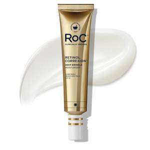lot 59389 image: RoC Retinol Correxion Deep Wrinkle Daily Face Moisturizer SPF 30, 1 oz - Retail $22