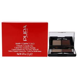 lot 59396 image: PUPA Milano Vamp Compact Duo Eyeshadow - Adjustable Coverage And Great Blendability - High Concentration Of Pigments - Texture - 005 Milk Chocolate - 0.078 Oz - Retail $14