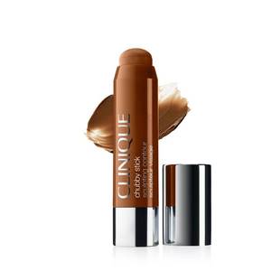 lot 59443 image: Clinique Chubby Stick Sculpting Contour For All Skin Types  Cream Formula  Buildable Dimension  Natural Matte Finish, Really Rich - Retail $32