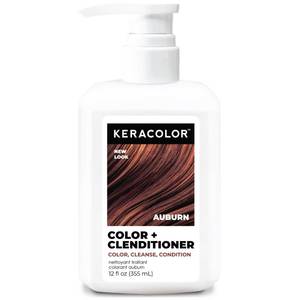 lot 59444 image: Keracolor Color  Clenditioner, Semi-Permanent Hair Color, Auburn, 12 Fl Oz - Retail $22