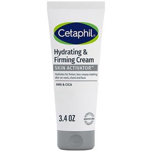 lot 59445 image: Cetaphil Hydrating & Skin Firming Cream for Face, Neck and Chest - 3.4oz - Retail $12