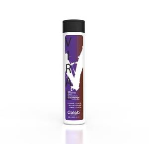 lot 59463 image: Celeb Luxury Purple Hair Color Depositing Colorwash Shampoo for Brunettes  Bondfix Bond Rebuilder, Semi Permanent Hair Color, Vegan Hair Dye - Retail $37
