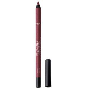 lot 59468 image: LOreal Paris Makeup Infallible Pro-Last Pencil Eyeliner, Waterproof and Smudge-Resistant, Glides on Easily to Create any Look, Burgundy, 0.042 oz. - Retail $11