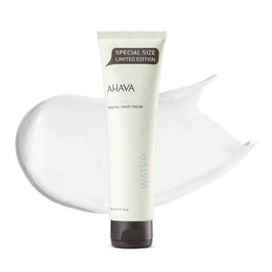 lot 59471 image: AHAVA Dead Sea Mineral Hand Cream, Original, Hand Moisturizer For Dry Cracked Hands, Light and Fast Absorbing, For All Skin Types 5.1 Fl Oz. - Retail $39