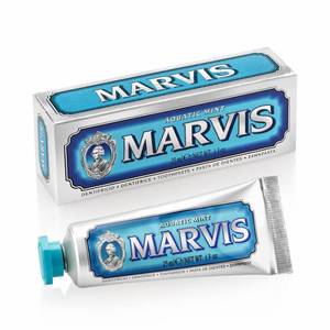 lot 59496 image: Marvis Aquatic Mint Toothpaste, 1.3 oz - Retail $6