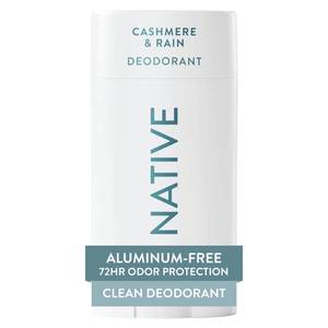 lot 59541 image: Native Deodorant Contains Naturally Derived Ingredients, 72 Hour Odor Control, Deodorant for Women and Men, Aluminum Free, Cashmere & Rain 2.65oz - Retail $14