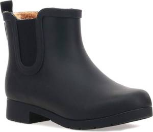 lot 7651 image: Chooka Womens Delridge Waterproof Faux Fur Chelsea Rain Boot Slip On 7