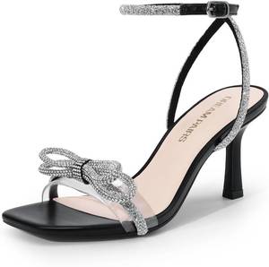 lot 7685 image: DREAM PAIRS Womens Ankle Strap Low Heel Sandals 11