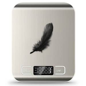 lot 7692 image: Food Scale, 11lb Scale with 6 Units, Tare, LCD, 0.05oz1g, Stainless Steel