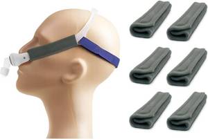 lot 7711 image: 6 CPAP Mask Strap Covers & Comfort Pads, Apnea Cushions, CPAP Accessories