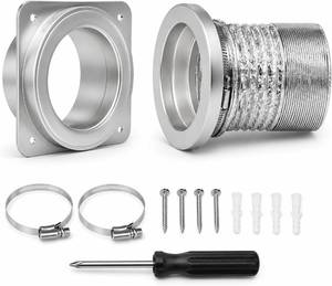 lot 7747 image: Magnetic Dryer Vent Connector Kit DV180 4-Inch Dryer Vent Coupling