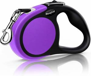 lot 7762 image: Heavy Duty Retractable Dog Leash 16ft, Lock, Non-Slip Grip, Tangle-Free