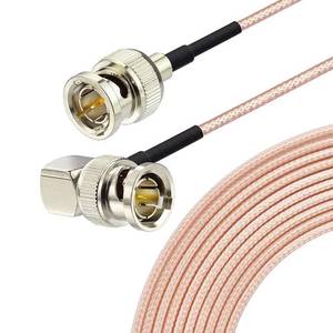 lot 7774 image: Superbat HD-SDI 3G SDI Cable Right Angle Thin BNC Male Cable 75 ohm 20inch