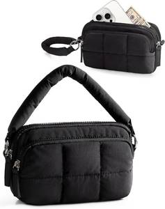 lot 7796 image: Wristlet Wallets for Women, Small Puffy Wristlet Purses with Zipper