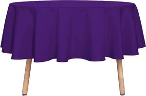 lot 7798 image: sancua Purple Round Tablecloth 36 Inch
