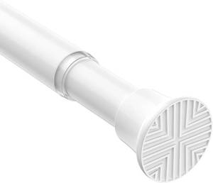 lot 7806 image: Spring Tension Curtain Rod 32-63 inch, White