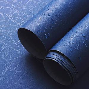 lot 7808 image: Blue Peel-and-Stick Wallpaper