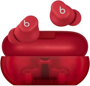 Beats Solo Buds - Wireless Bluetooth Earbuds, 18h Battery, Built-in Mic, Red