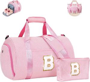 lot 7822 image: Girls Travel Duffle Bag, Gifts for 5 Year Old Girl, Overnight Bag