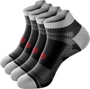 lot 7845 image: Compression Socks for Men Women Ankle Running Socks for Plantar Fasciitis LXL