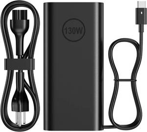 lot 7848 image: Dell Laptop Charger USB C 130W Type C AC Adapter for XPS Latitude Precision