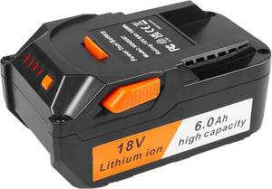 lot 7862 image: ARyee 18V 6000mAh Battery Replacement for RIDGID 18V Drill