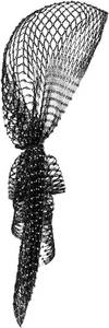 lot 7898 image: Women Rhinestone Mesh Bandana Sparkly Head Scarf Hair Accessories
