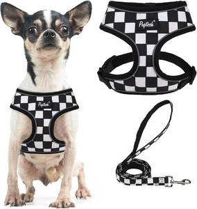 lot 7904 image: PUPTECK Small Dog Harness and Leash Set No Pull for Medium Sized Dogs Puppy