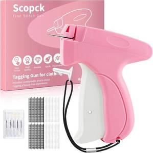 lot 7914 image: Stitch Gun for Clothes, Tagging Gun, 6-Needle 1000 BlackWhite Fasteners