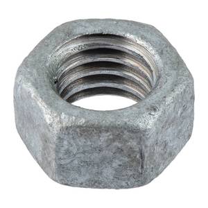 lot 7921 image: 12-13 (100 Pack) Galvanized Grade 2 Hex Nuts,HDG Makers Bolt