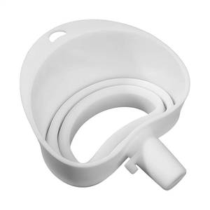 lot 7930 image: Stand Mixer Flour Funnel   Silicone Foldable Baking Tool, Kitchen Attachment