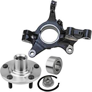 lot 7953 image: Detroit Axle - Front Left Steering Knuckle Kit for 07-10 Ford Edge
