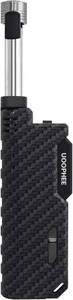 lot 7957 image: Torch Lighter with Flame Lock, Windproof Refillable Butane, Black