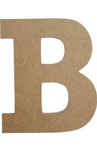 lot 7752 image: B Wooden Letter Alphabet Decorative Freestanding Home Shelf Table Decor 8 Letter B