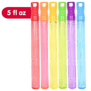 lot 85 image: Play Day Bubble Wand with 5 fl oz  6 Pack Multicolor for Children Ages 3