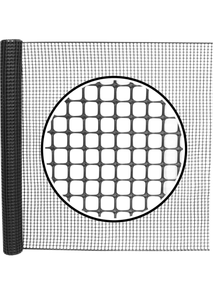 lot 91 image: Fencer Wire Hardware Netting & Plastic Mesh 3 ft. x 15 ft. - Retail $30