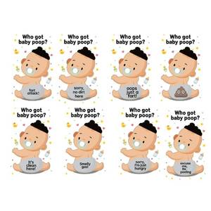 lot 2776 image: LF LING FEI 40-Piece Baby Shower Scratch-Off Game �� Fun Gender Reveal Party Supplies with 5 Winner Cards �� Designed for Gender Reveal Parties, Baby Showers, and Pregnancy Announcements - Retail $10