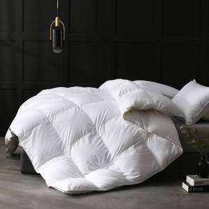 lot 2780 image: APSMILE Duvet Insert,Down Feather Fibers Comforter Queen-All Season Blanket - Retail $169
