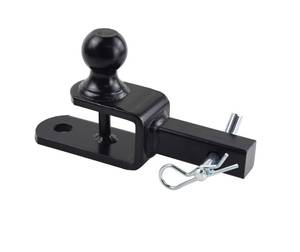 lot 2784 image: TOPTOW 3 in 1 ATVUTV Towing Hitch Receiver 64032 Ball Mount Adapter with 1 78 inch Ball, Fit for 1-14 inch Receiver - Retail $28
