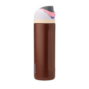 lot 2786 image: Owala FreeSip Stainless Steel Water Bottle 24 oz Cranberry Parade - Retail $30