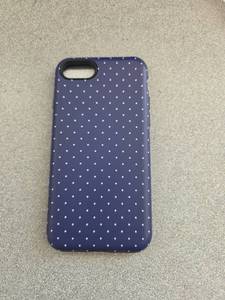 lot 2820 image: Jusy Magnetic Polka Dot Case for iPhone Navy Blue - Retail $17