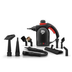 lot 2833 image: Dirt Devil 7-in-1 Handheld Steamer, Pressurized Steam Cleaner for Home Use - Retail $43