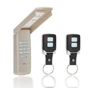 lot 2853 image: 3-in-1 Garage Door Keypad & 2 Remotes for LiftMaster Chamberlain Craftsman - Retail $30